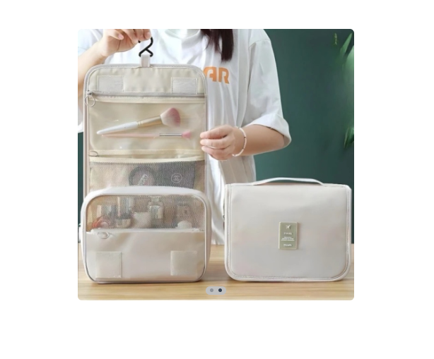 Bolsa de maquillaje colgante